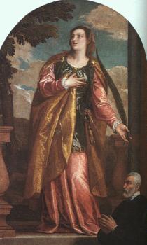 保羅 委羅內塞 St. Lucy and a Donor